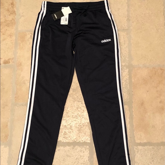 🆕 Adidas| Women’s Navy & White Stripe Pants - Picture 3 of 10